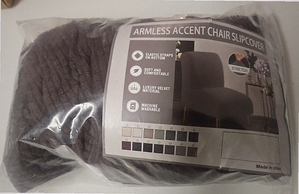 1pc Armless Chair Slipcover Accent Chair Cover Stretch Furniture cover A22