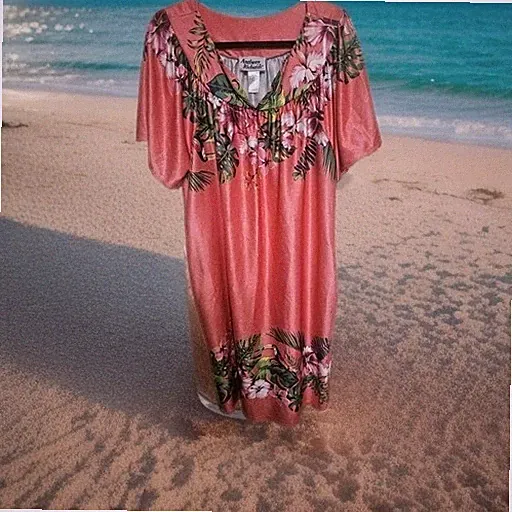 Anthony Richards Lounger 1X Tropical Floral Toucan Muumuu House Dress Pink