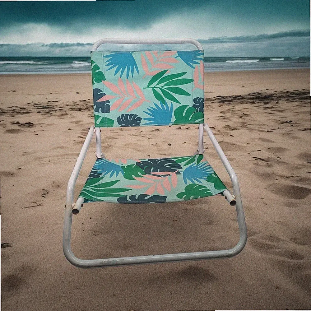 Sunnylife Beach Chair Palm Turquoise Folding Portable Outdoor Pool Travel